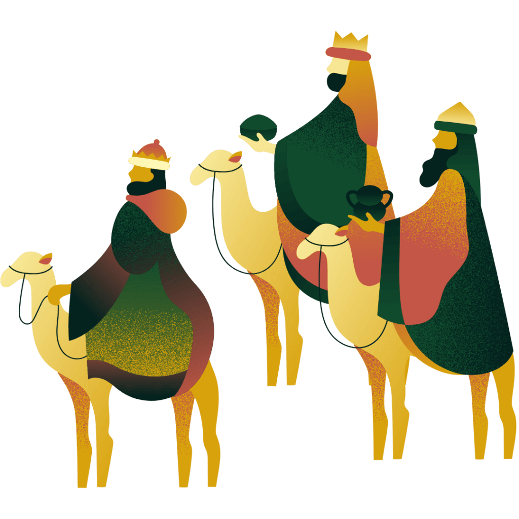 three wise men / reyes magos