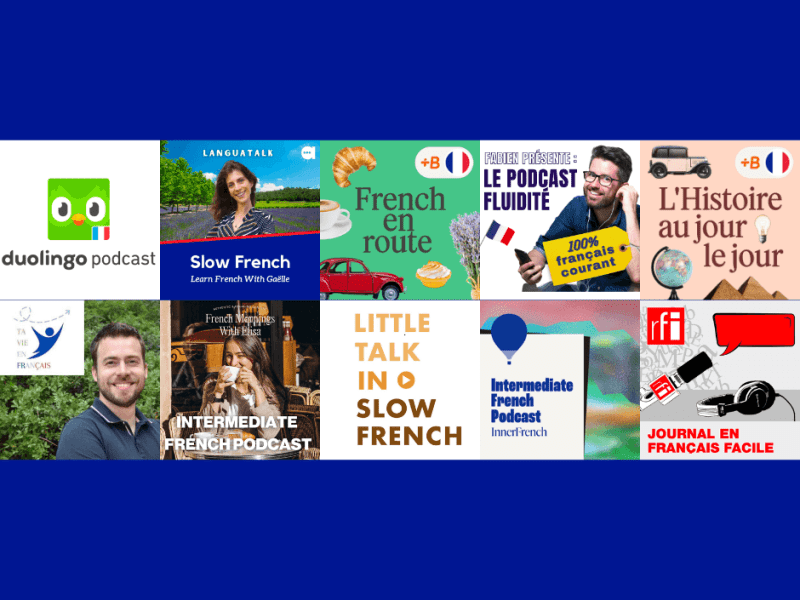 10 top podcasts with free transcripts for A1-B2 French&nbsp;learners