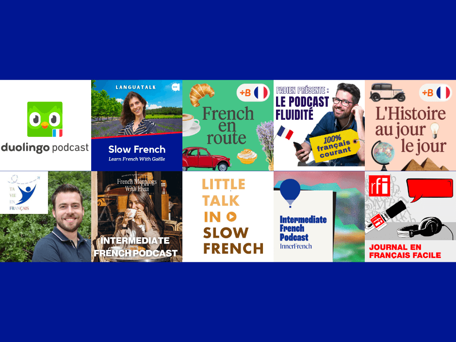 10 top podcasts with free transcripts for A1-B2 French&nbsp;learners