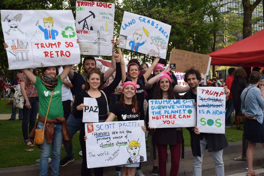 2017 Anti-Trump March in Brussels